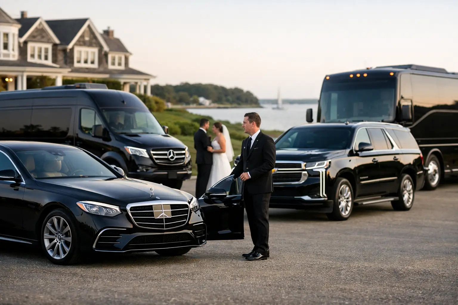 Hamptons Wedding Transportation That Runs on Time