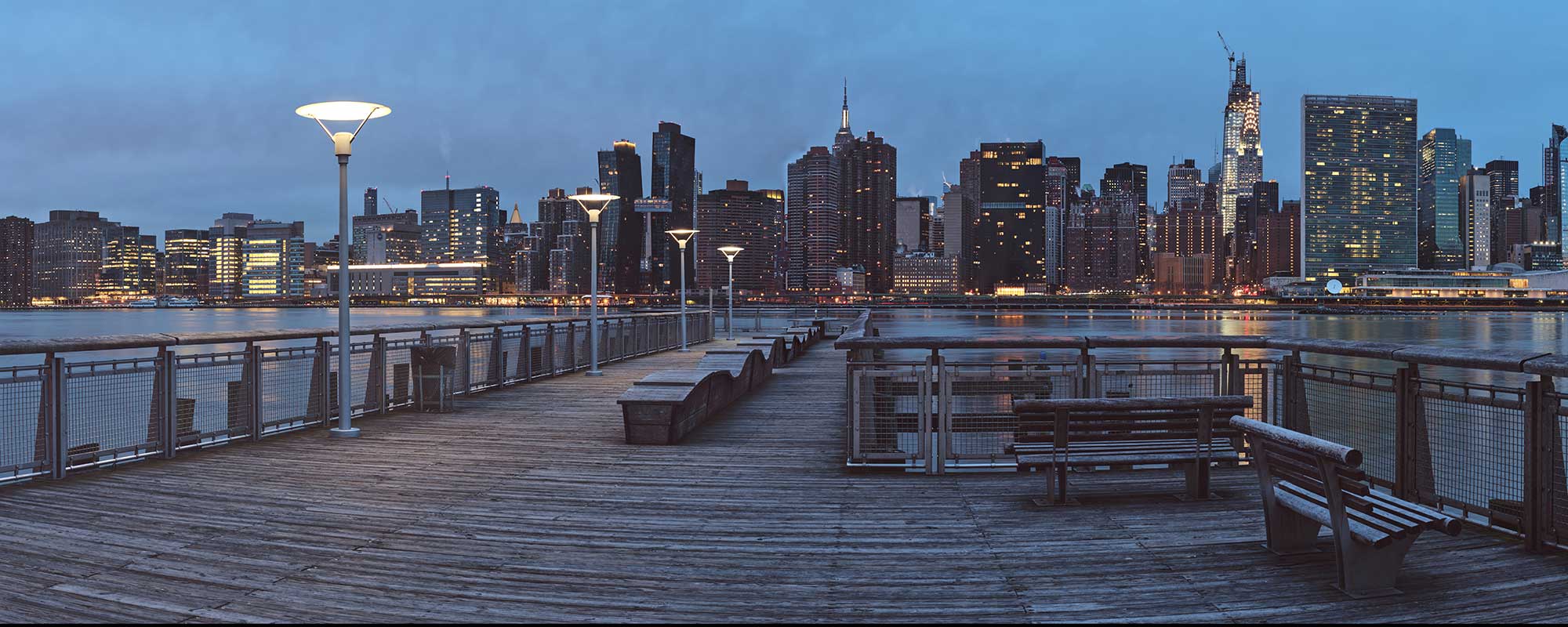 Gantry Plaza State Park in Long Island City, Queens