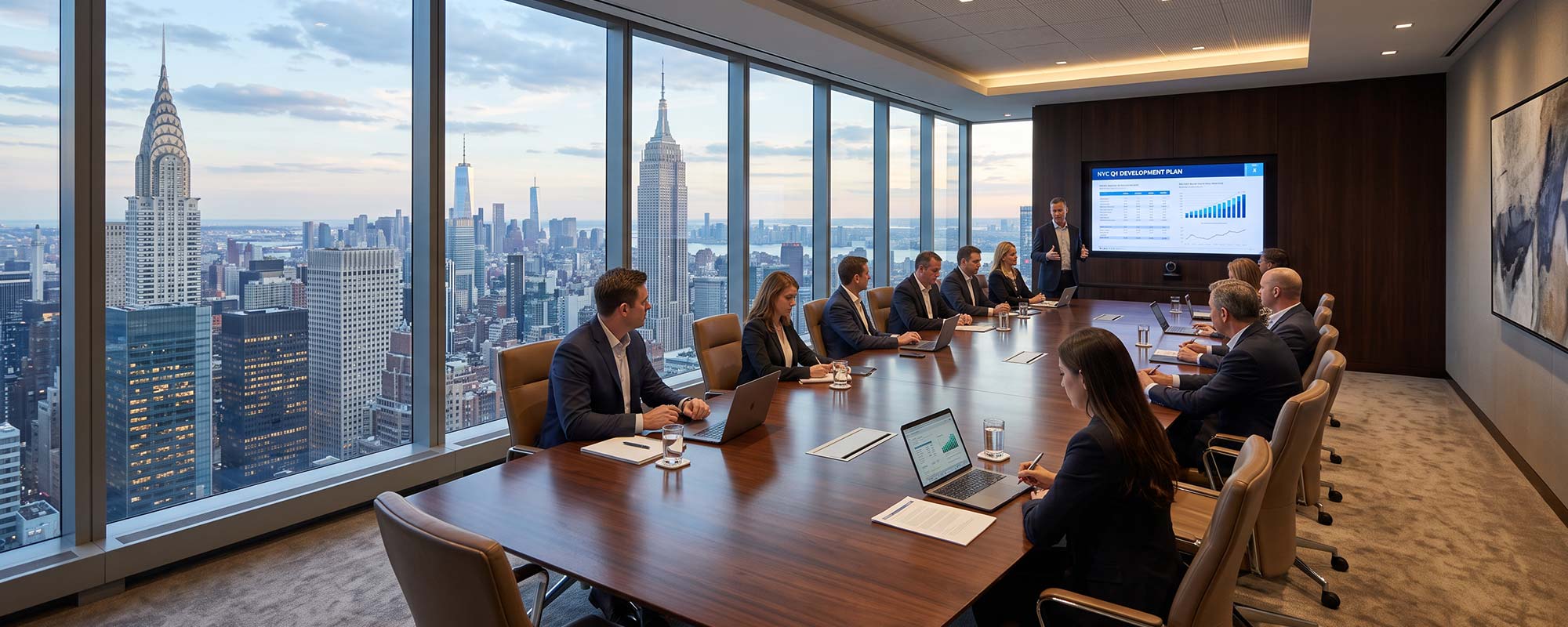 Executive meeting room in New York City