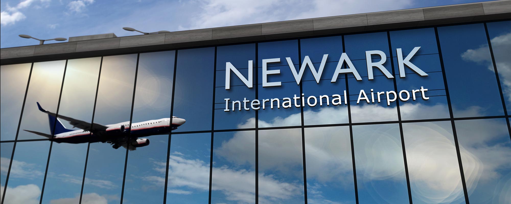 Newark Liberty International Airport sign